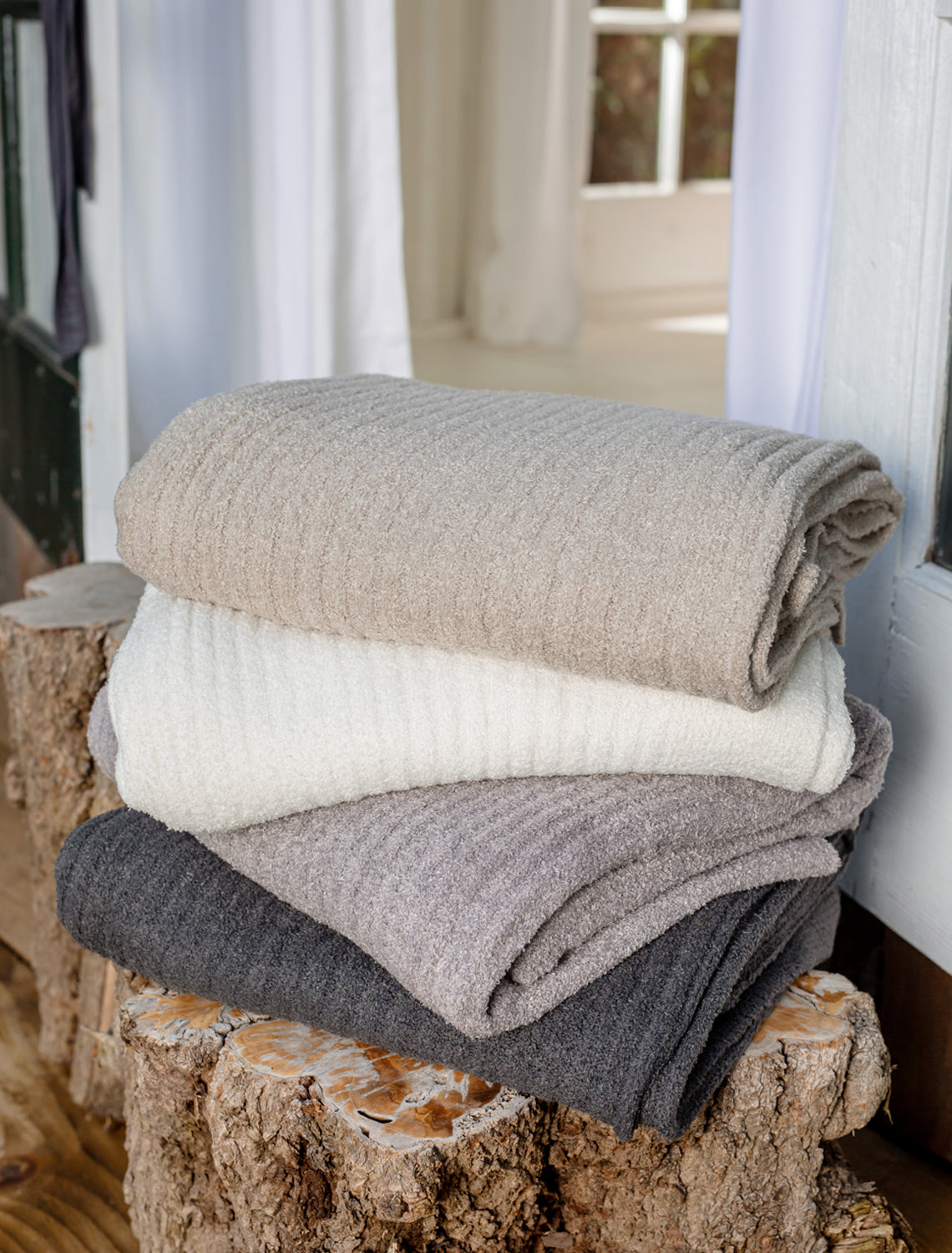 Cozy Throw Blanket, Lite Ribbed for Sofas, Beds and Relaxing at Home, 5 Color Options, Designed for Everyday Home Use image 16