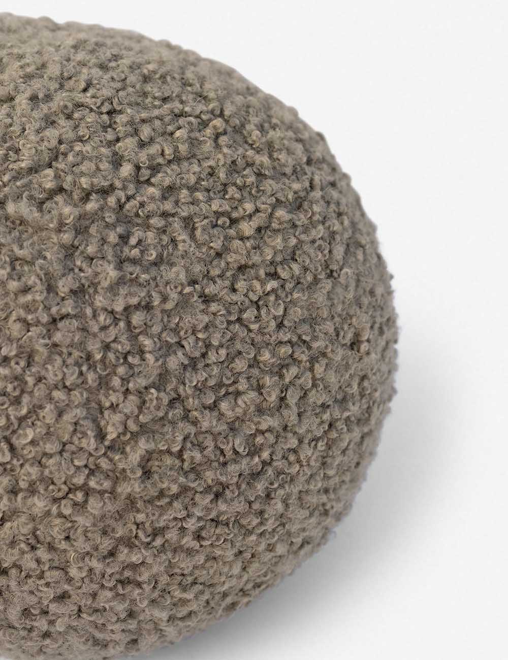 Bed Pillow, Bouclé Ball for Sleeping, Reading and Bedroom Comfort, 2 Color Options, Designed for Everyday Sleep and Guest Room Bedding image 16