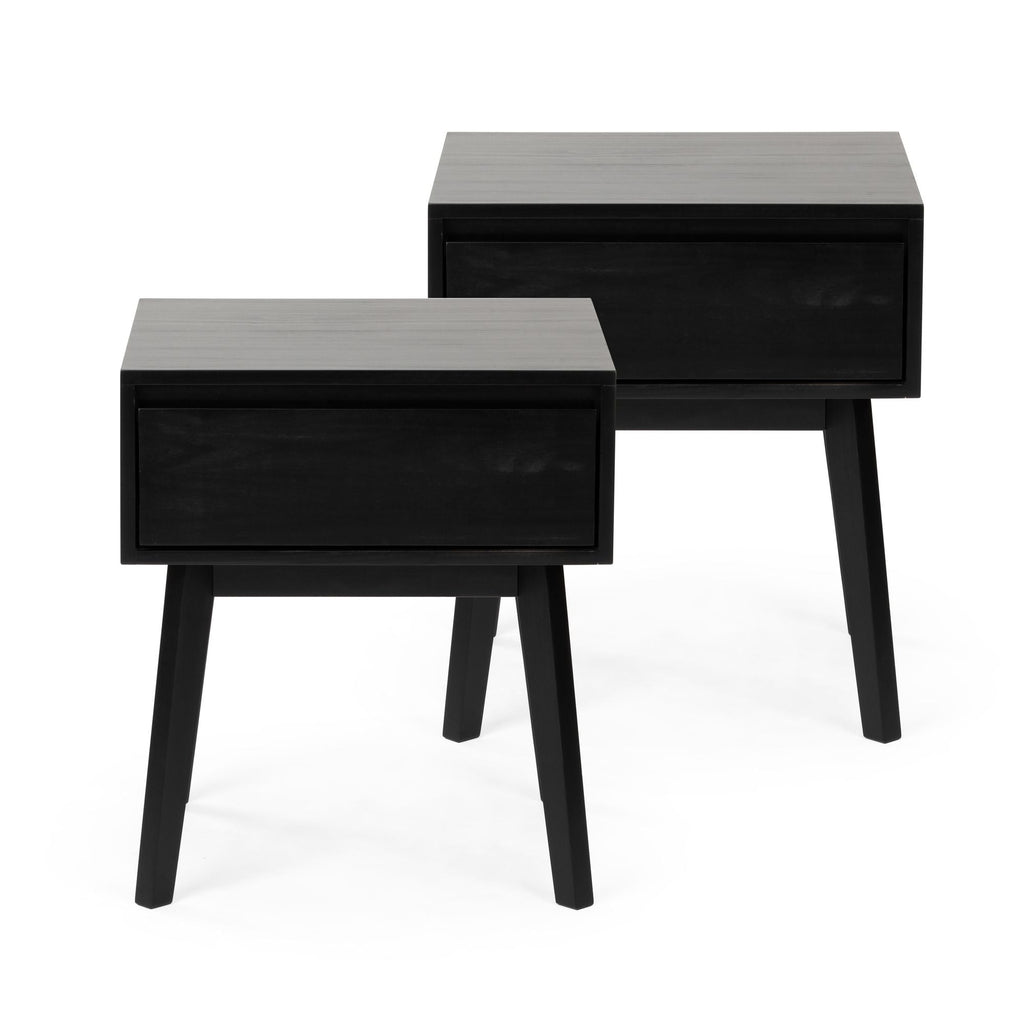 Nightstand, Modern (Set of 2) for Bedside Storage, Bedroom Organization and Guest Rooms, 6 Color Options image 16