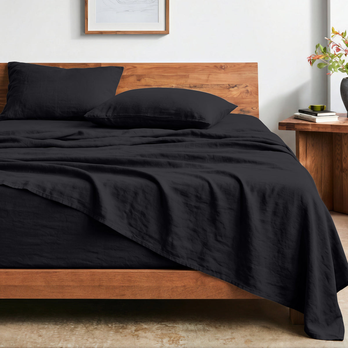 Bed Sheet Set, Ultra Soft Washed for Master Bedrooms, Guest Beds and Daily Use, 5 Sizes and 14 Colors image 16