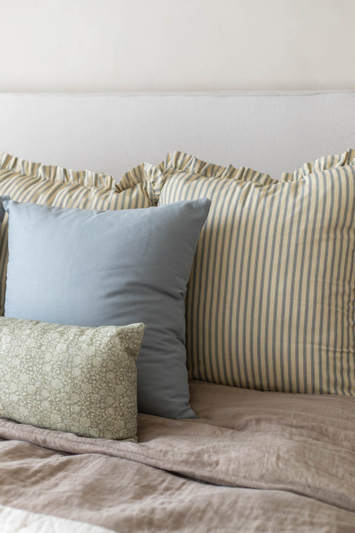 Decorative Pillow Cover Set, Ellis Ruffle 18" 20" 22" 26" 12x20" 12x40", Machine-Washable Care for Sofas, Beds and Living Room Accents image 17