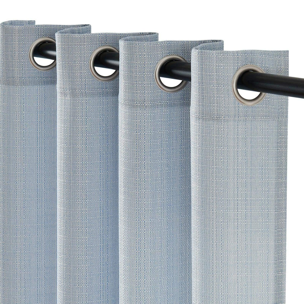 Window Curtain, Solid Linen Textured Grommet Curtains (2, Lightweight Design for Windows, Room Styling and Everyday Privacy image 17