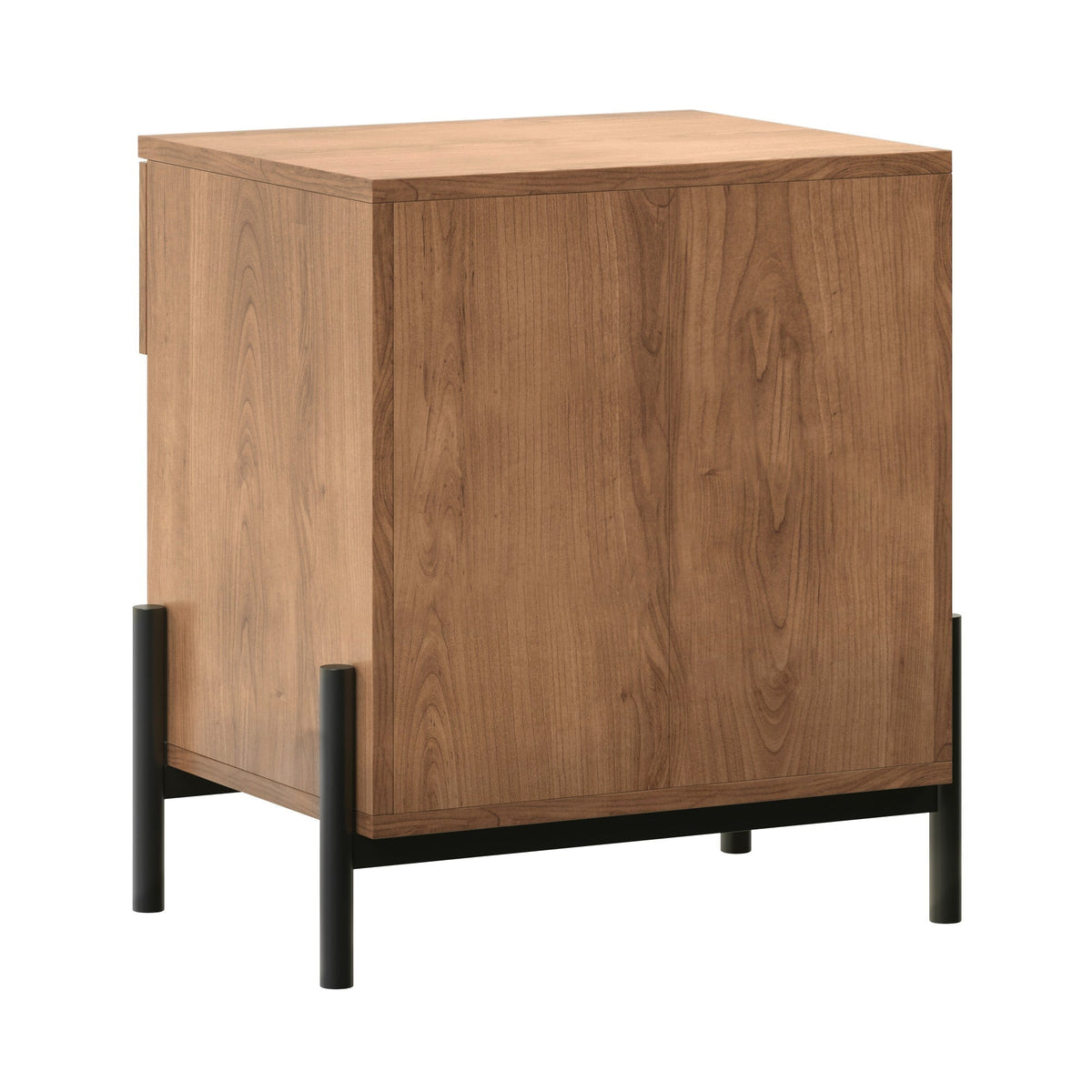 Nightstand, Paris Modern Scandinavian Reeded for Bedside Storage, Bedroom Organization and Guest Rooms, 2 Sizes and 3 Colors image 17