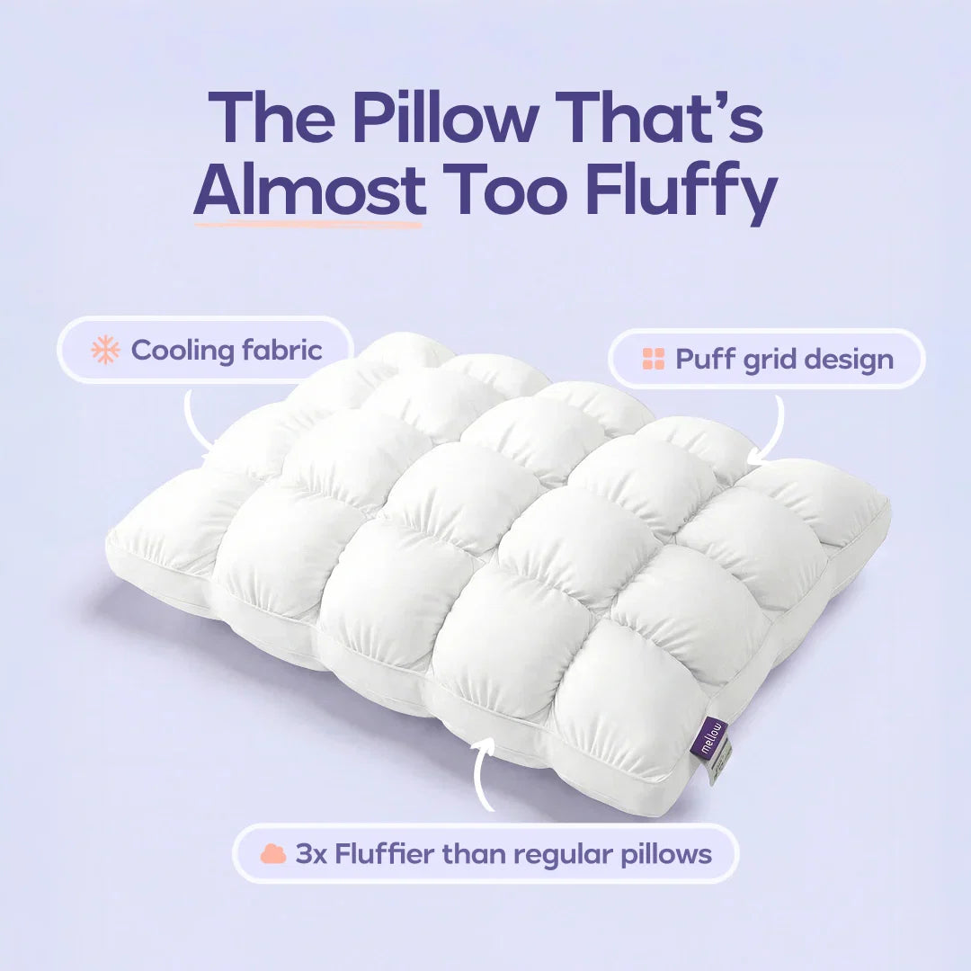 Bed Pillow, Puff, Cooling Comfort for Everyday Sleep and Guest Room Bedding, 2 Sizes and 7 Colors image 17