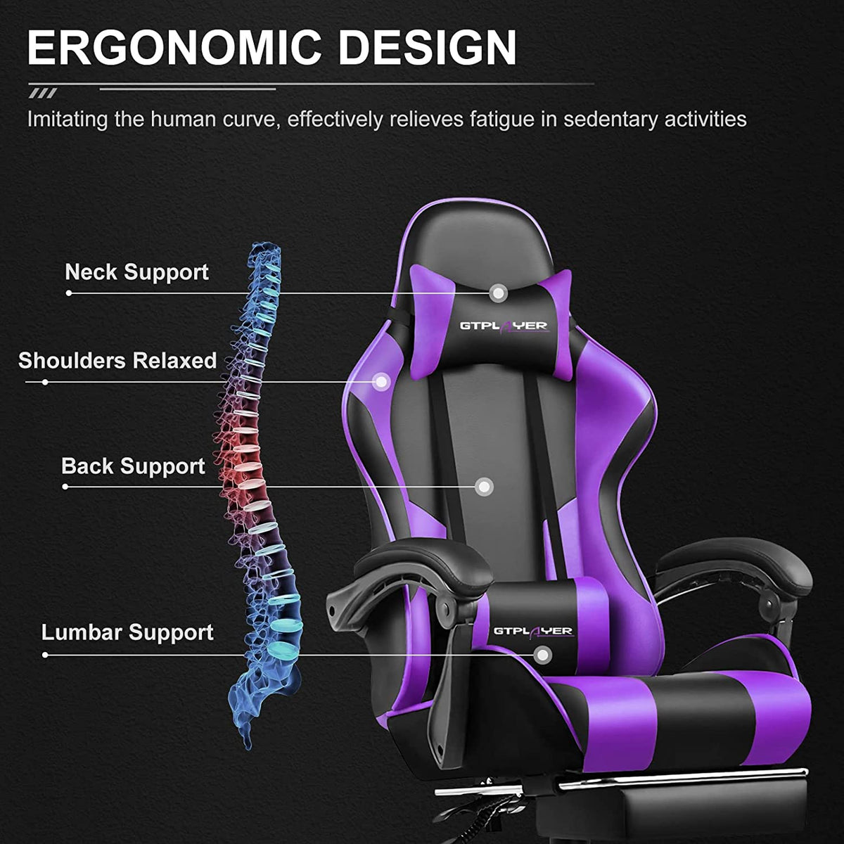 Ergonomic Foot Cushion, Footrest Series GT800A Christmas Packaging, Adjustable Design for Workspaces, Reading Chairs and Daily Leg Support image 17