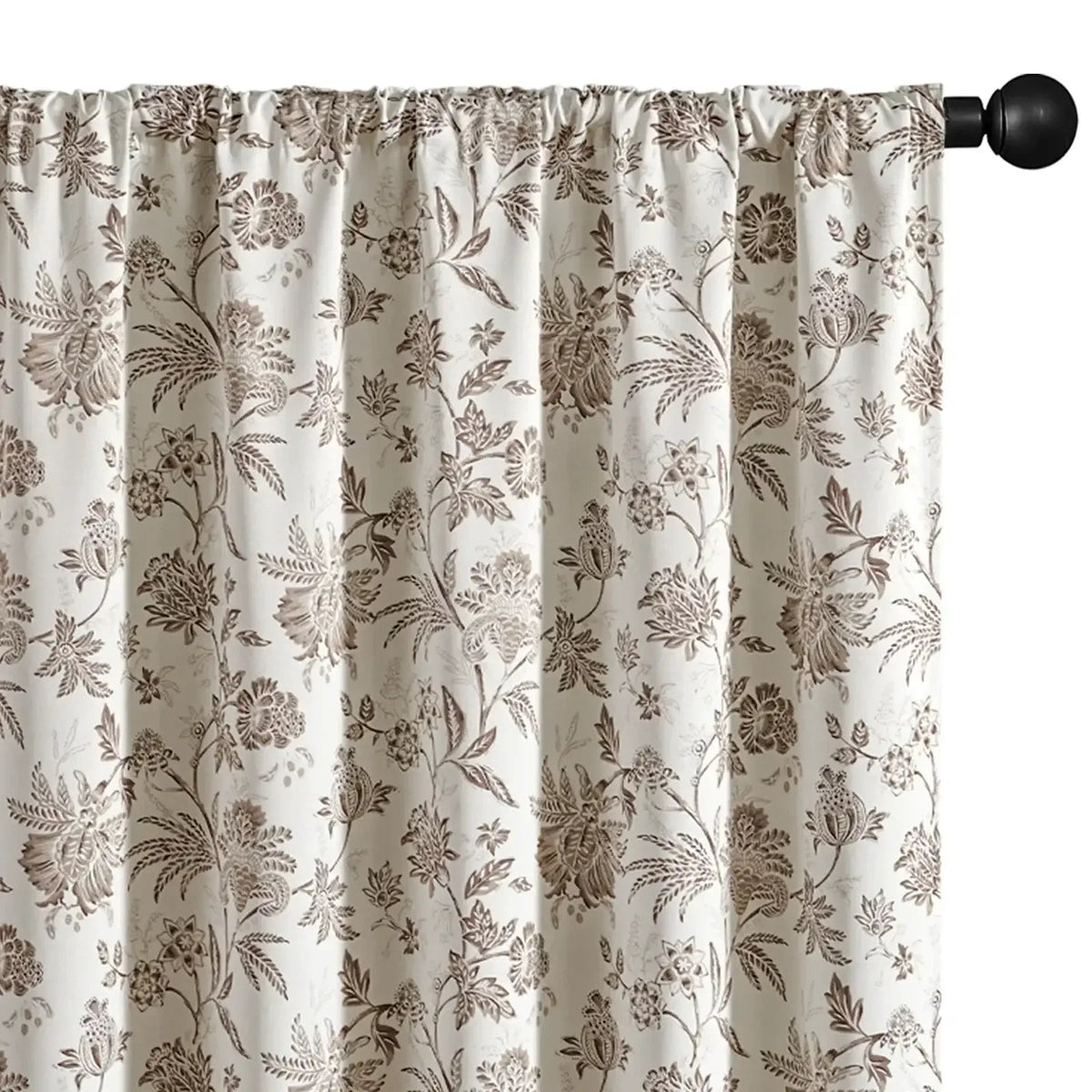 Window Curtain, Botanical Vine Brushstroke Curtains (2 Panels) for Bedrooms, Living Rooms and Home Privacy, 8 Sizes and 5 Colors image 17