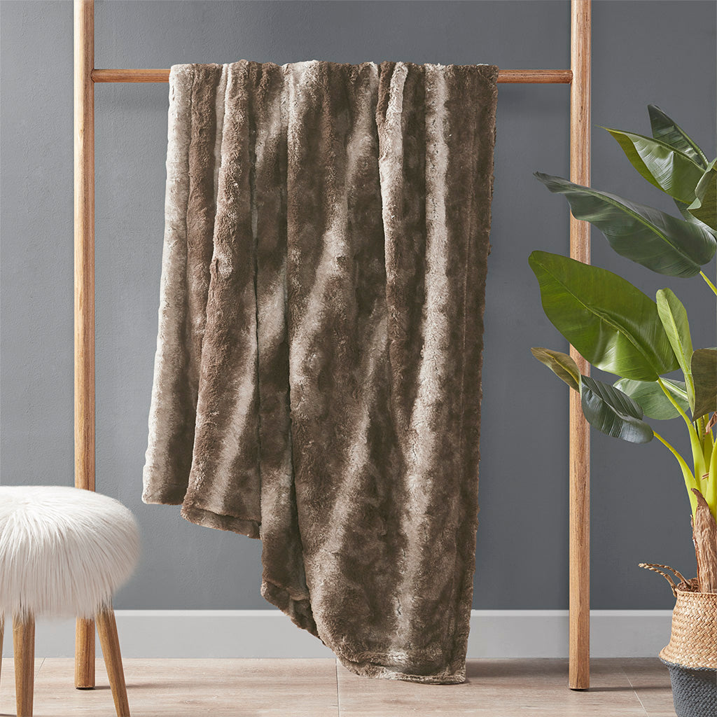 Cozy Throw Blanket, Zuri Oversized Faux Fur, Machine-Washable Care for Sofas, Beds and Relaxing at Home, 10 Color Options image 17