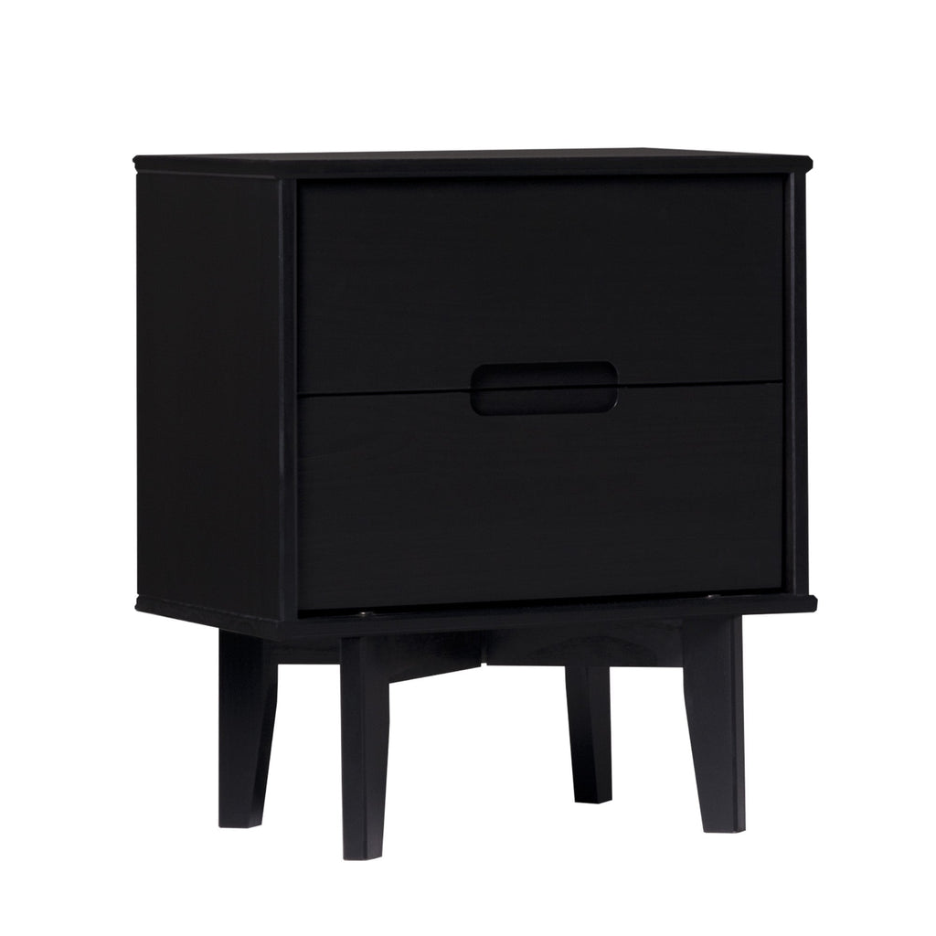 Nightstand, Sloane Mid Century Modern Solid Wood, Lightweight Design for Bedside Storage, Bedroom Organization and Guest Rooms image 17