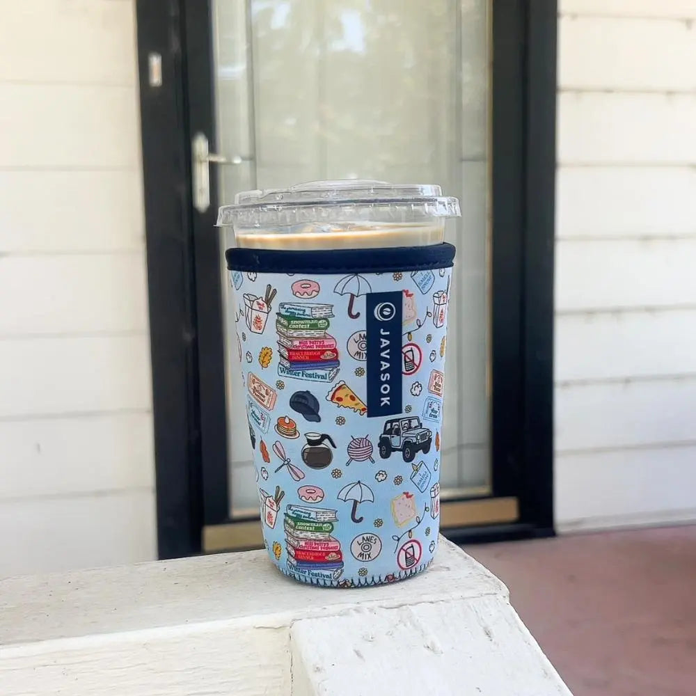 Reusable Cup Sleeve, Fast Talker, Lightweight Design, Neoprene Construction for Coffee Cups, Daily Commutes and Dry Hands, 4 Size Options image 17