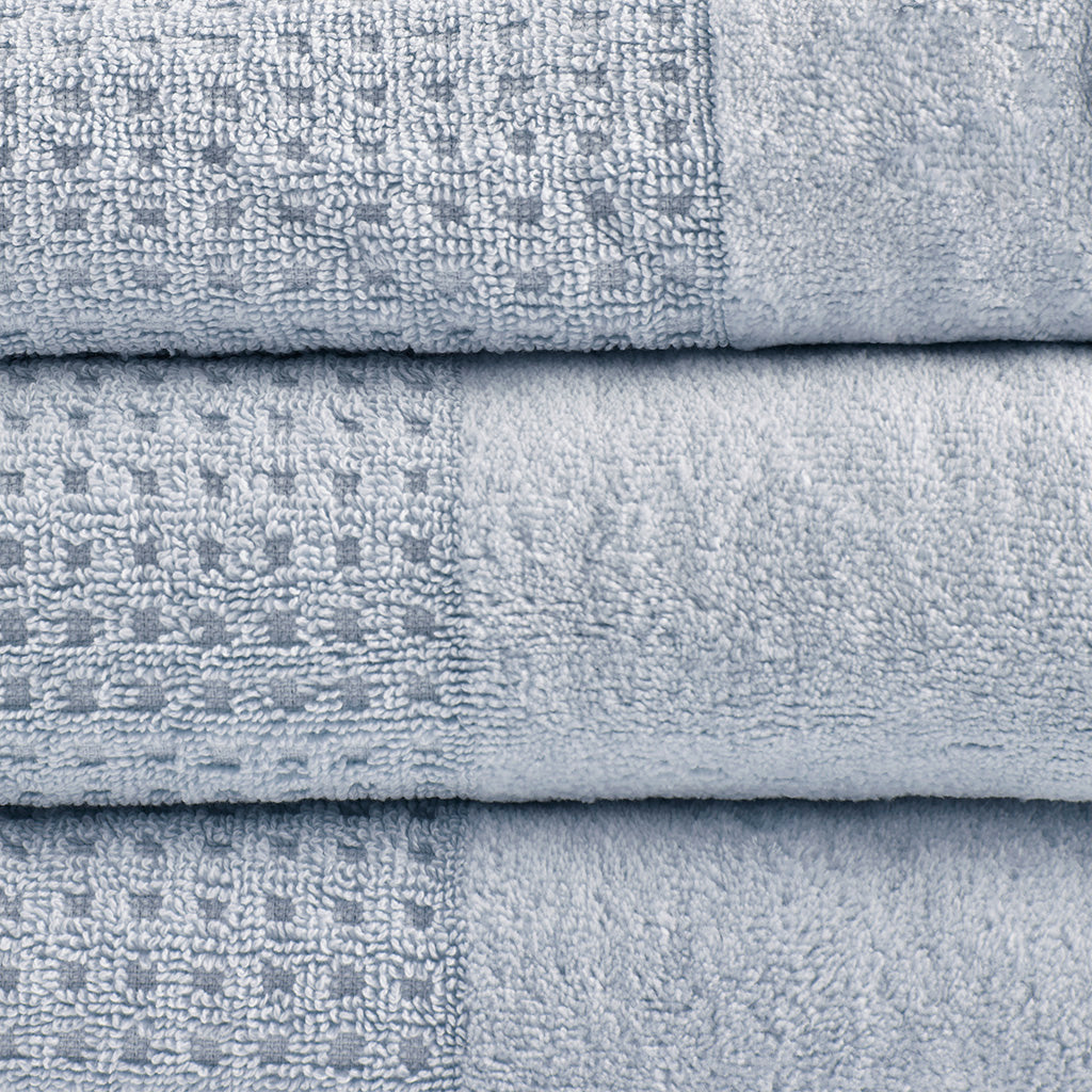 Bath Linen, Spa Waffle Cotton Waffle Jacquard, Lightweight Design, Machine-Washable Care for Home Bathrooms and Everyday Care image 17