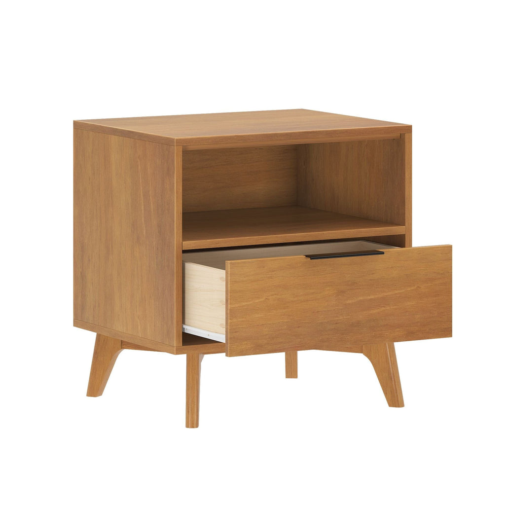 Nightstand, Haven with Shelf for Bedrooms, Bedside Essentials and Everyday Storage, 4 Color Options image 17