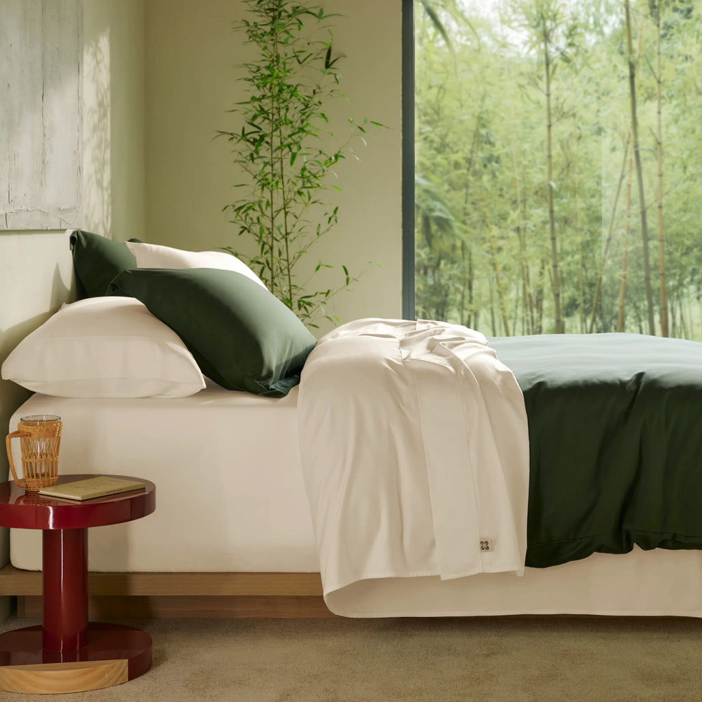 Bed Sheet Set, BareNights Viscose Derived from Bamboo, Breathable Construction for Everyday Bedroom Comfort and Guest Rooms image 17