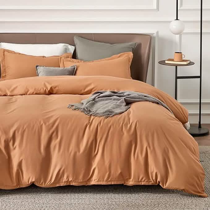 Duvet Cover Set, Brushed Microfiber for Guest Rooms and Everyday Bedroom Styling, 9 Sizes and 36 Colors image 17