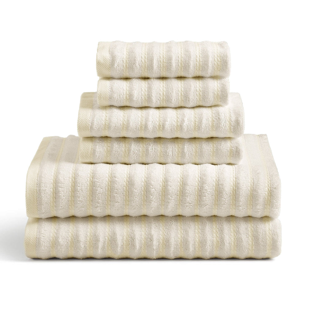 Bath Linen, Towel Set, Hypoallergenic Comfort for Daily Bathroom Routines and Guest Baths, 4 Sizes and 5 Colors image 17