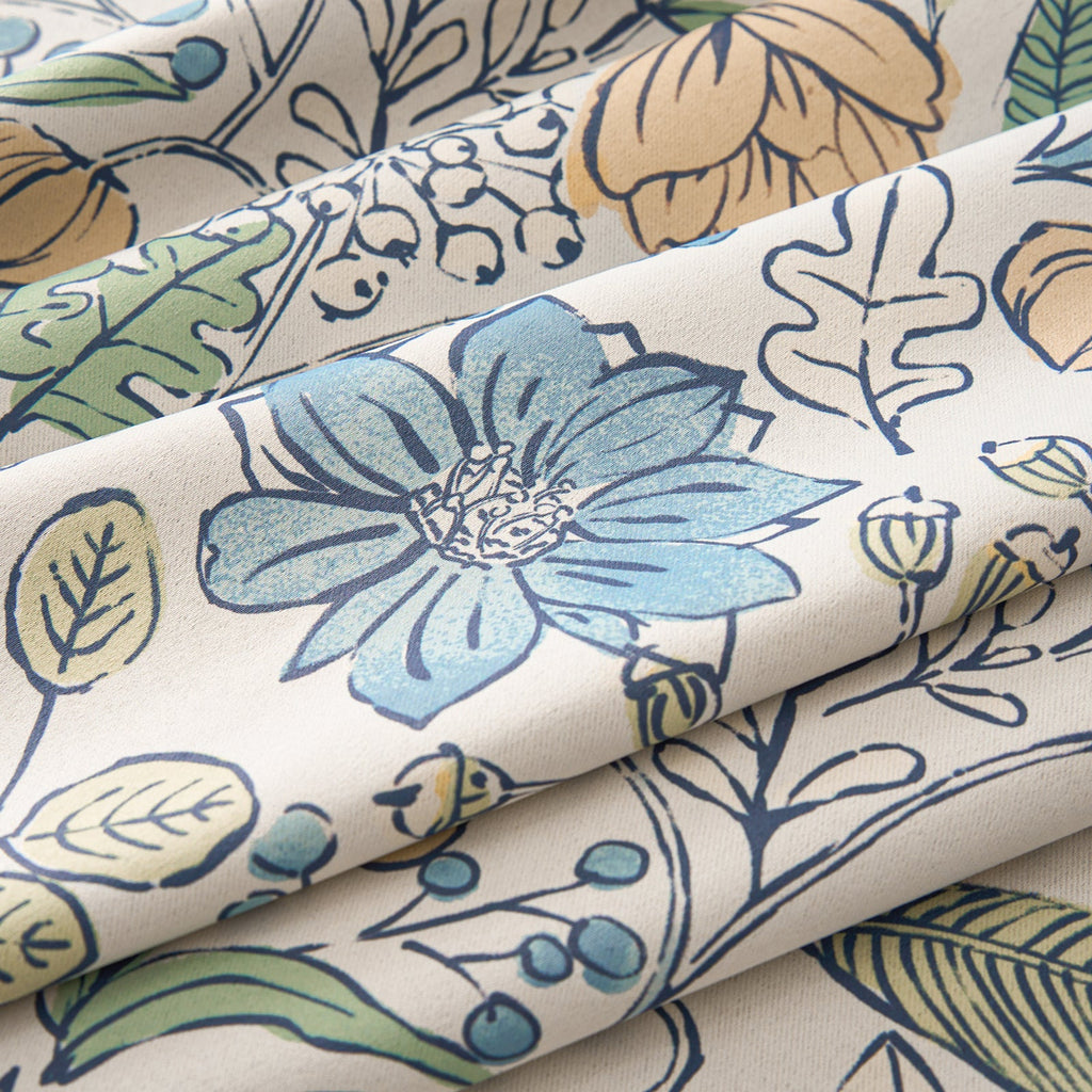 Window Curtain, Botanical Sketch Floral Curtains (2 Panels), Lightweight Design for Windows, Room Styling and Everyday Privacy image 17