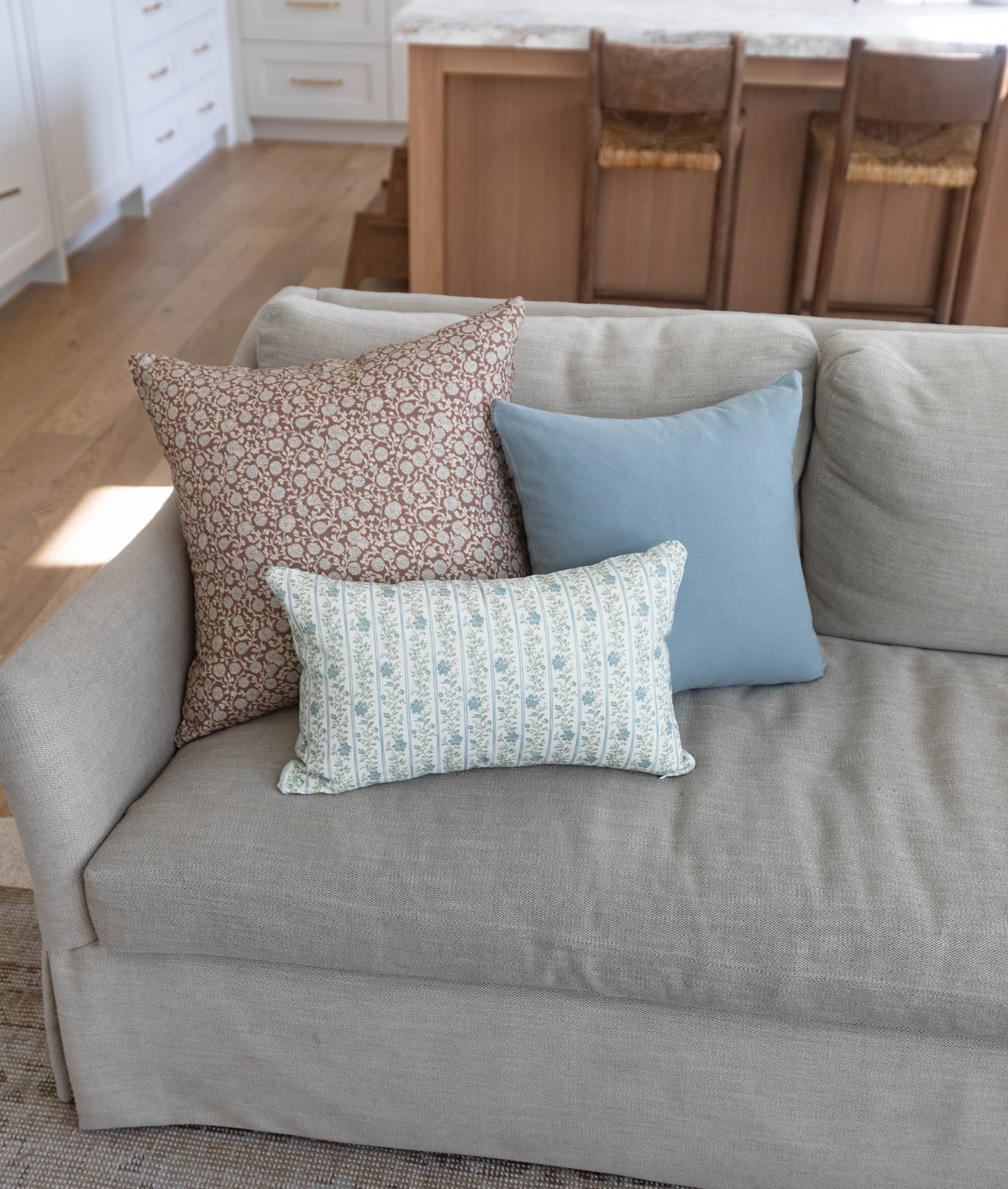 Decorative Pillow Cover Set, Rue 18" 22" 12x20", Machine-Washable Care for Bedroom Styling and Living Room Decor, 3 Size Options image 17