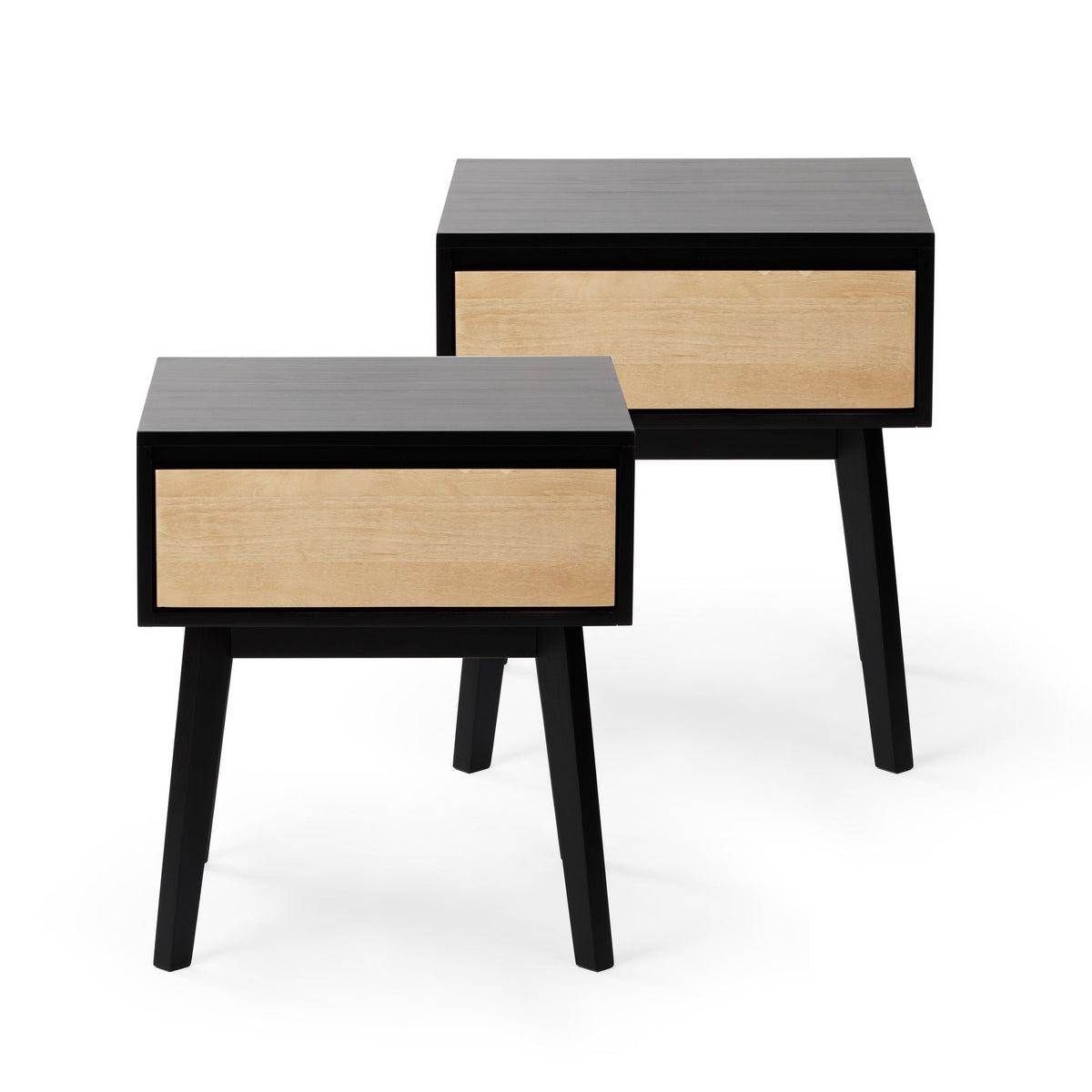 Nightstand, Modern (Set of 2) for Bedside Storage, Bedroom Organization and Guest Rooms, 6 Color Options image 17