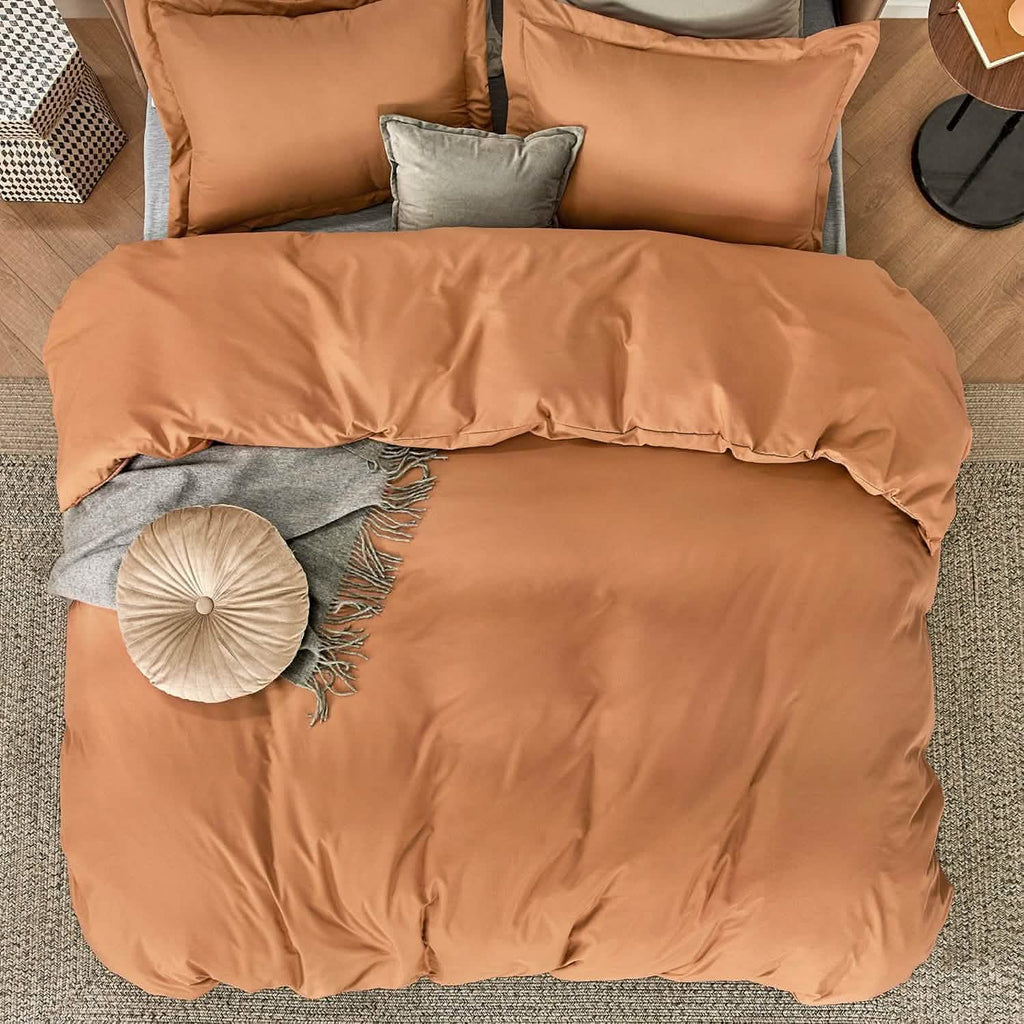 Duvet Cover Set, Brushed Microfiber for Guest Rooms and Everyday Bedroom Styling, 9 Sizes and 36 Colors image 18