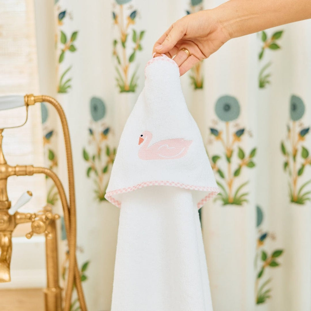 Bath Linen, Baby Hooded Towel, Organic Cotton Shell for Daily Bathroom Routines and Guest Baths, 18 Color Options image 18