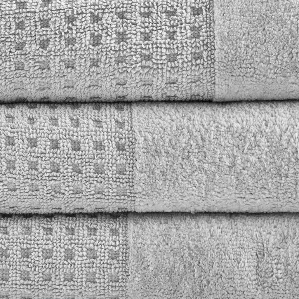 Bath Linen, Spa Waffle Cotton Waffle Jacquard, Lightweight Design, Machine-Washable Care for Home Bathrooms and Everyday Care image 18