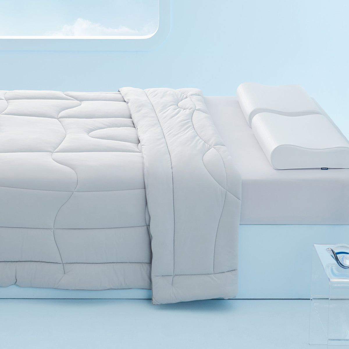 Bed Comforter, Reversible Cooling, Lightweight Design for Year-Round Bedroom Comfort and Restful Sleep, 7 Sizes and 4 Colors image 18
