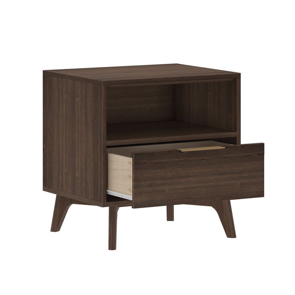 Nightstand, Haven with Shelf for Bedrooms, Bedside Essentials and Everyday Storage, 4 Color Options image 18