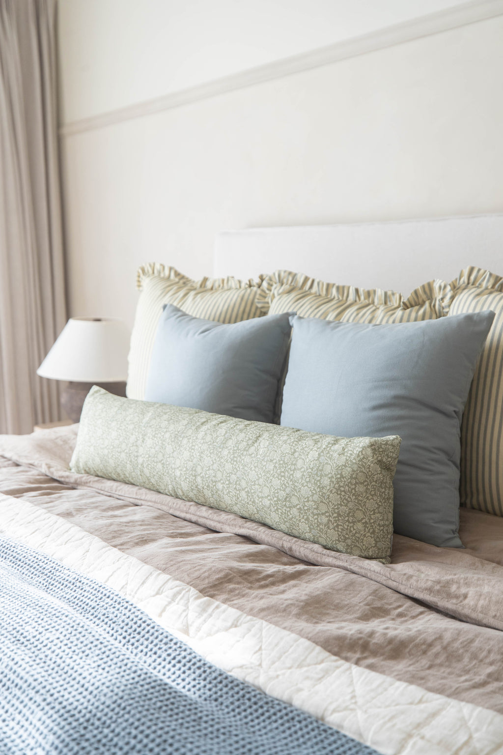 Decorative Pillow Cover Set, Eden 18" 22" 12x20" 12x40", Machine-Washable Care for Sofas, Beds and Living Room Accents, 4 Size Options image 18