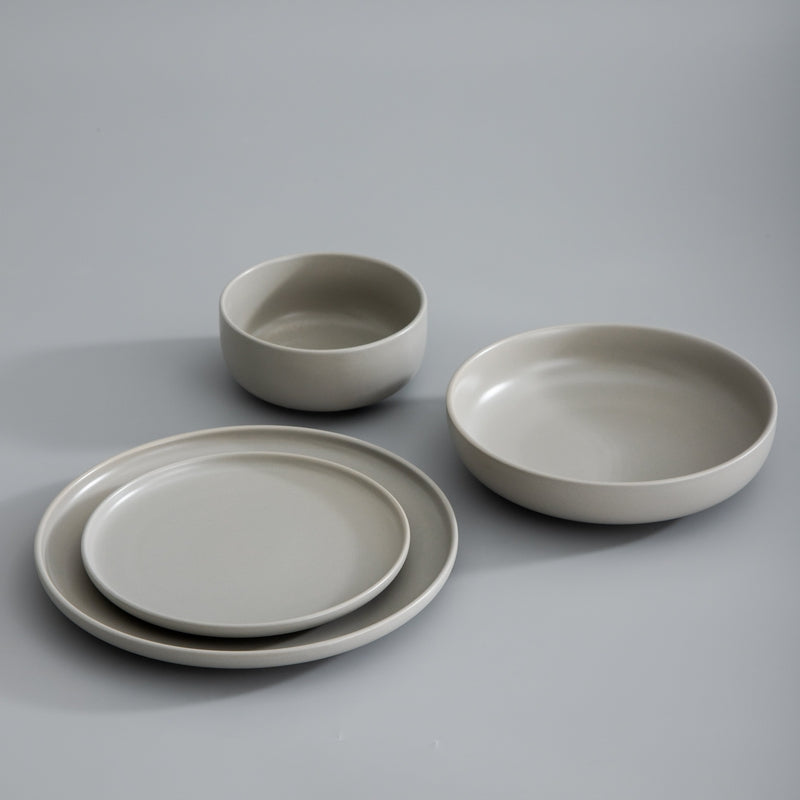 Dinnerware, Minimalist Salad Plate for Everyday Meals and Table Settings, 4 Sizes and 5 Colors image 18