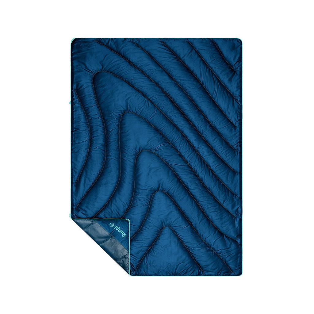 Puffy Blanket, Original Seascape Ridge Mountains, Weather-Resistant Shell for Outdoor Seating, Travel and Camping Comfort, 4 Size Options image 18