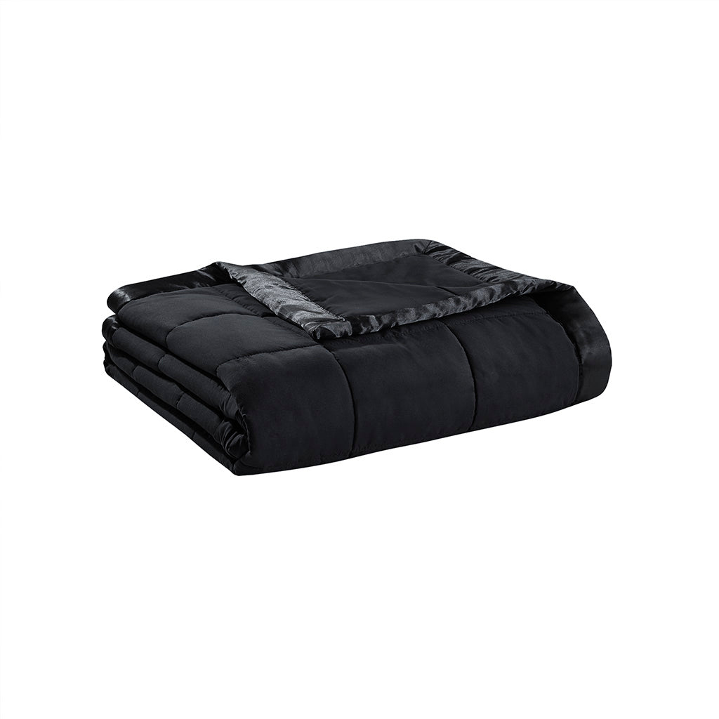 Cozy Throw Blanket, Windom Lightweight Down Alternative with Satin, Machine-Washable Care for Living Rooms, Bedrooms and Everyday Lounging image 18