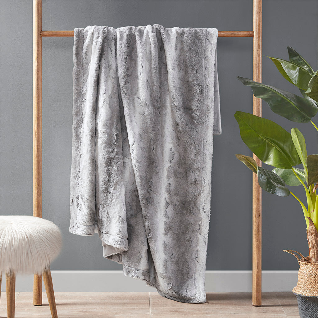 Cozy Throw Blanket, Zuri Oversized Faux Fur, Machine-Washable Care for Sofas, Beds and Relaxing at Home, 10 Color Options image 18