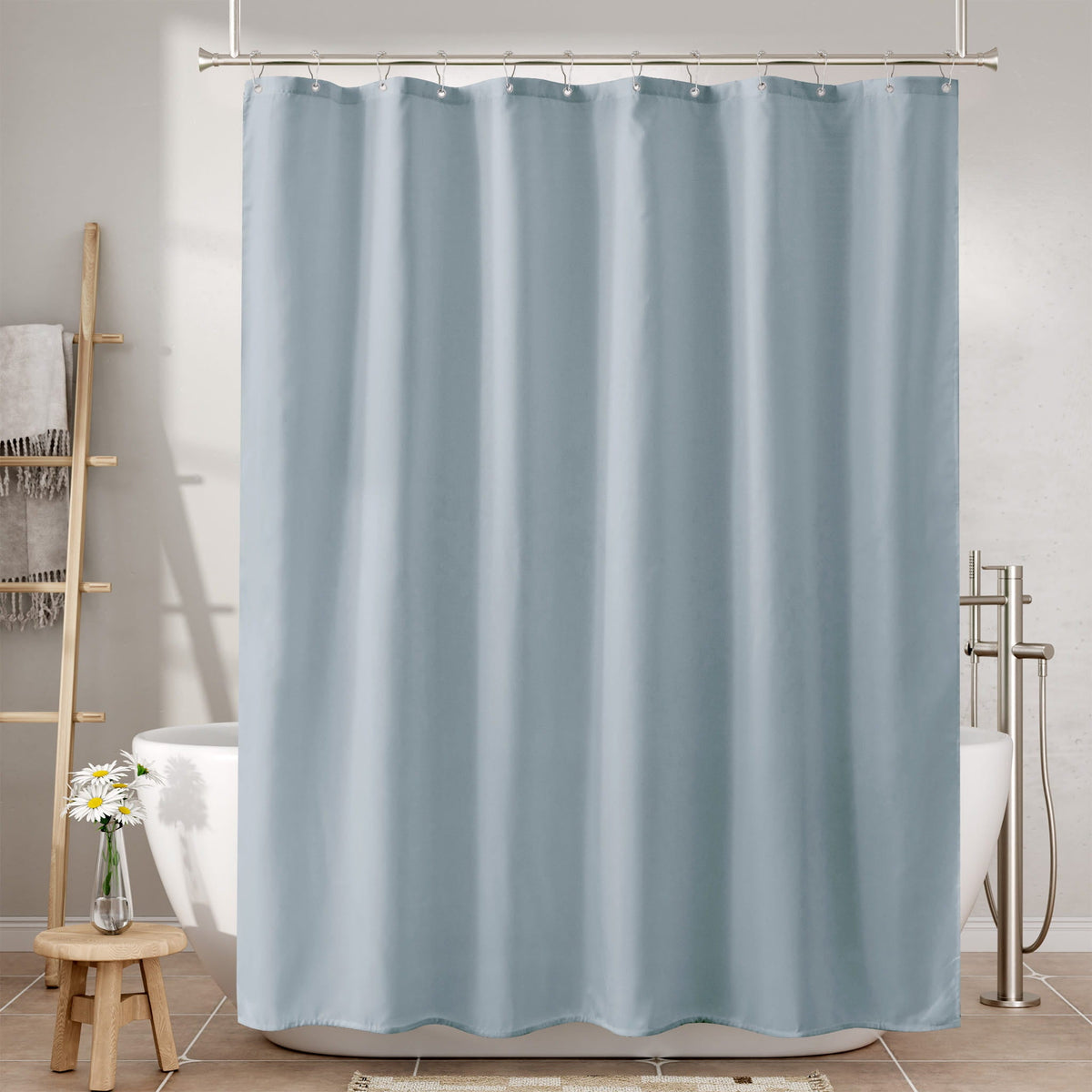 Bathroom Accessory, Waterproof Fabric Shower Curtain Liner, 120, Machine-Washable Care for Guest Baths and Daily Bathroom Routines image 18