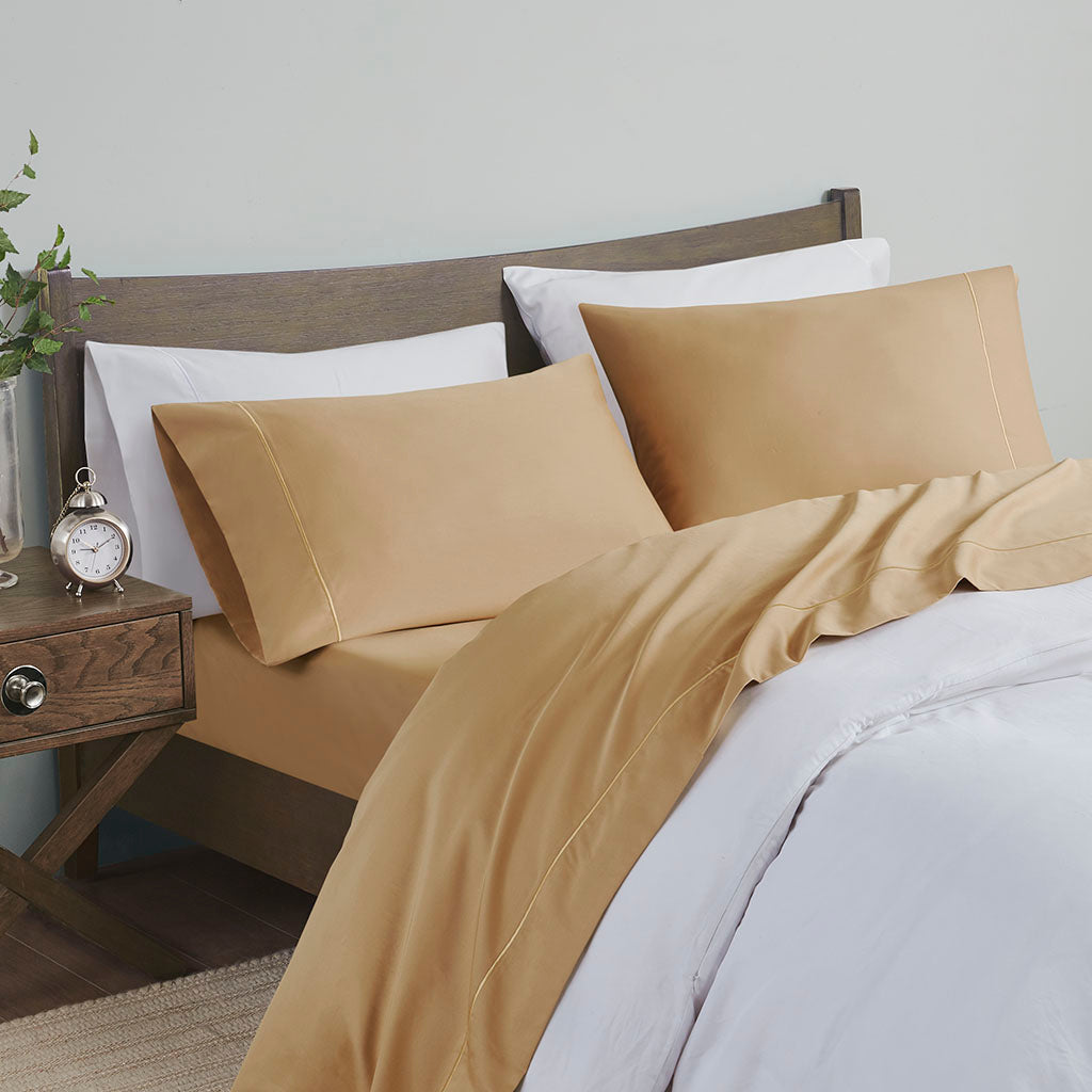 Bed Sheet Set, 600 Thread Count Pima Cotton Pima Cotton, Machine-Washable Care for Everyday Bedroom Comfort and Guest Rooms image 18