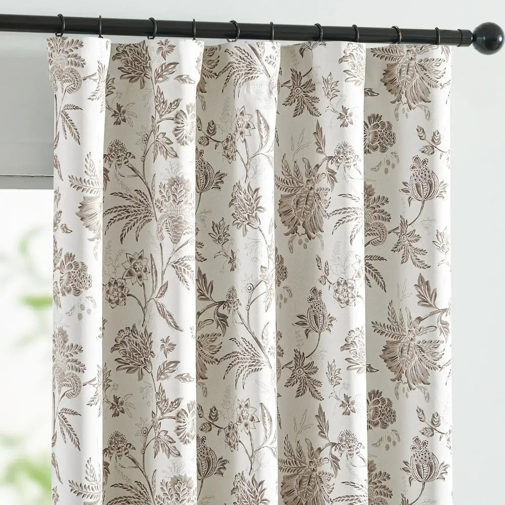 Window Curtain, Botanical Vine Brushstroke Curtains (2 Panels) for Bedrooms, Living Rooms and Home Privacy, 8 Sizes and 5 Colors image 18