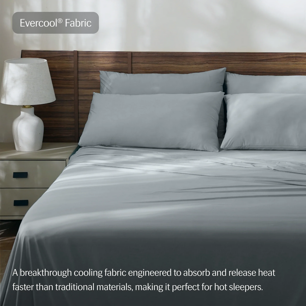 Bed Sheet Set, Evercool and Cooling for Master Bedrooms, Guest Beds and Daily Use, 7 Sizes and 6 Colors image 19