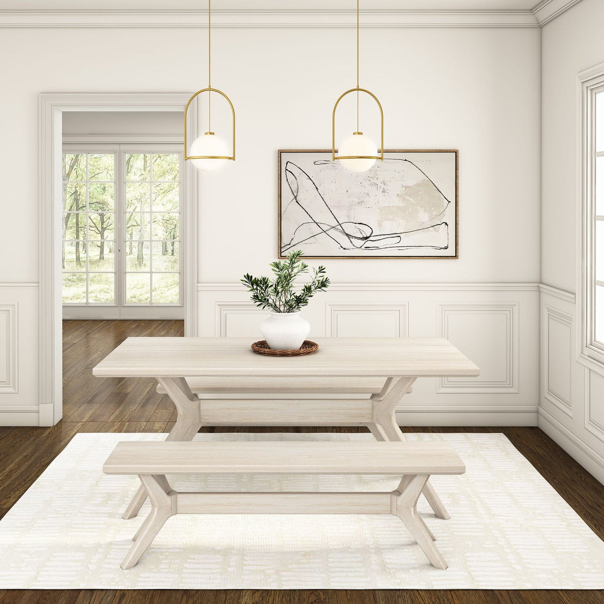 Dining Bench, Verso 60" for Dining Tables, Family Meals and Kitchen Seating, 2 Sizes and 5 Colors image 19