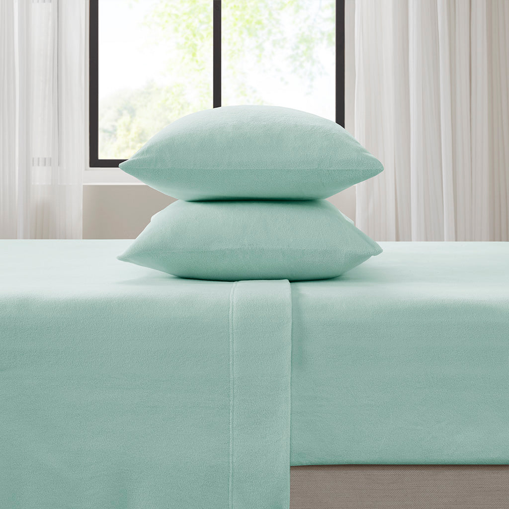 Bed Sheet Set, Micro Fleece, Machine-Washable Care for Everyday Bedroom Comfort and Guest Rooms, 6 Sizes and 15 Colors image 19