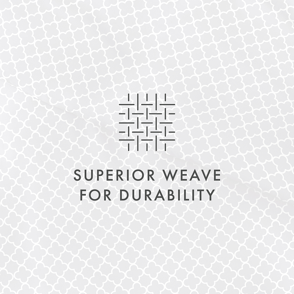Duvet Cover Set, Quatrefoil Pattern 3 Piece for Bedroom Bedding Refresh and Everyday Comfort, 3 Sizes and 2 Colors image 19