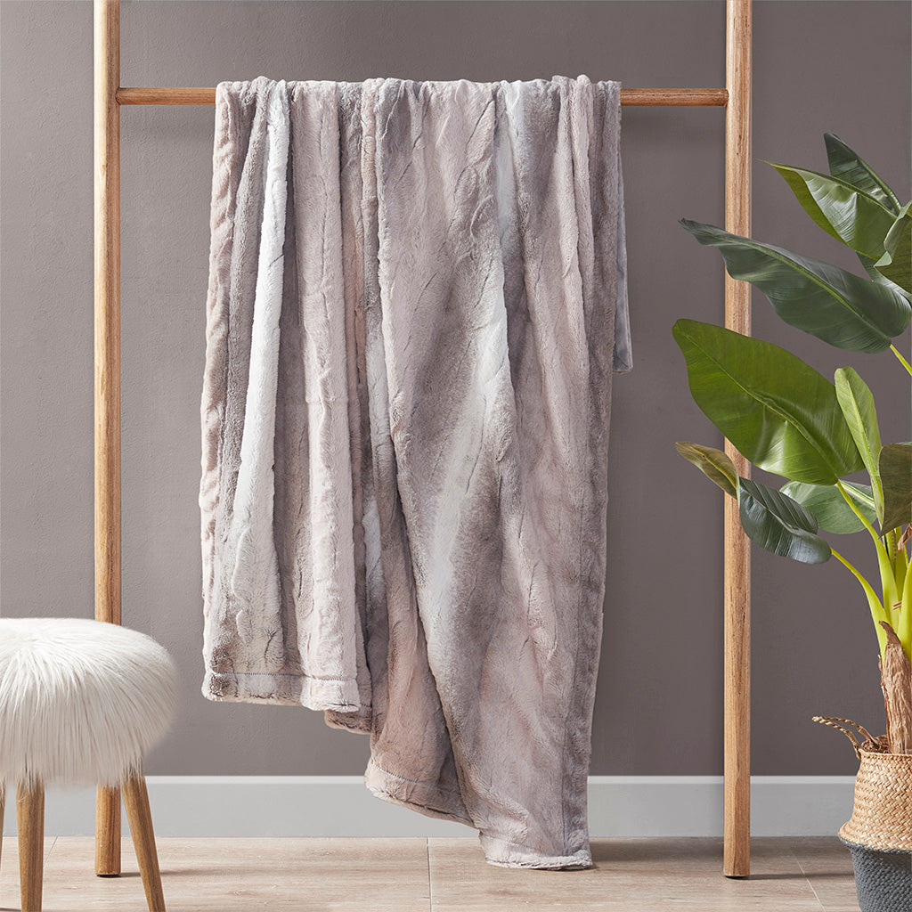Cozy Throw Blanket, Zuri Oversized Faux Fur, Machine-Washable Care for Sofas, Beds and Relaxing at Home, 10 Color Options image 19