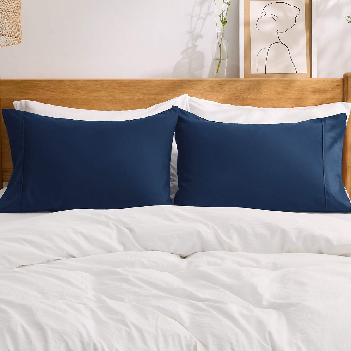 Decorative Pillow Sham, Fade and Stain Resistant Microfiber for Guest Rooms, Headboards and Everyday Bedroom Decor, 4 Sizes and 18 Colors image 19