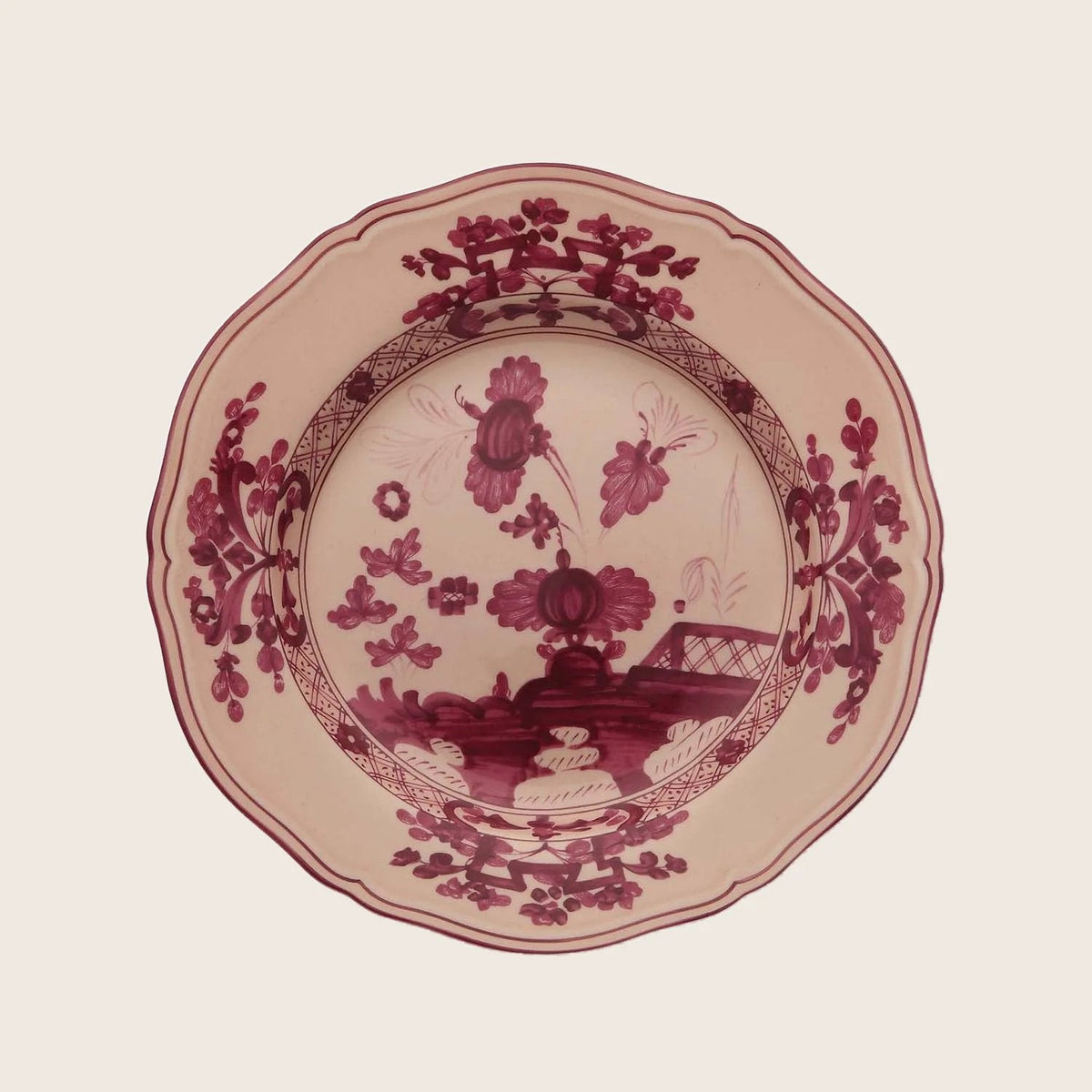 Dinner Plate, Oriente Flat for Main Courses, Entertaining and Daily Tableware, 12 Color Options image 19