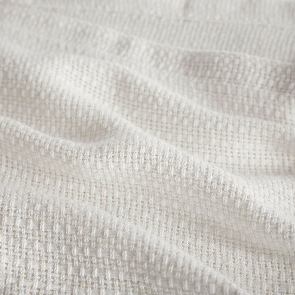 Cozy Throw Blanket, Freshspun Basketweave Cotton, Lightweight Design for Living Rooms, Bedrooms and Everyday Lounging, 3 Sizes and 7 Colors image 19
