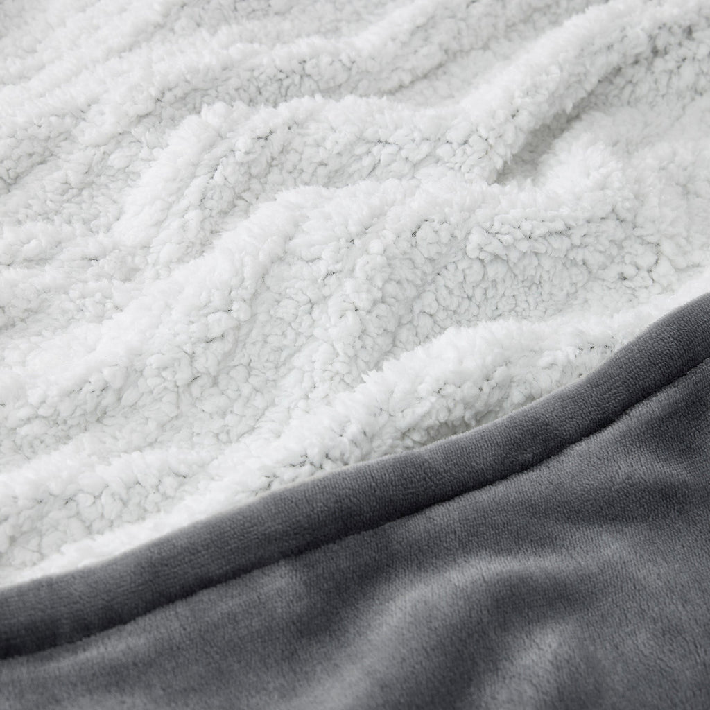 Cozy Throw Blanket, Solid Flannel Heated for Sofas, Beds and Relaxing at Home, 5 Sizes and 11 Colors image 19
