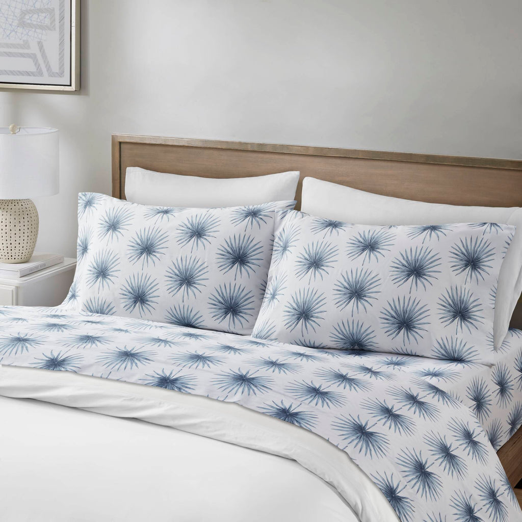Bed Sheet Set, 200 Thread Count Printed Cotton, Breathable Construction, Machine-Washable Care for Master Bedrooms, Guest Beds and Daily Use image 19