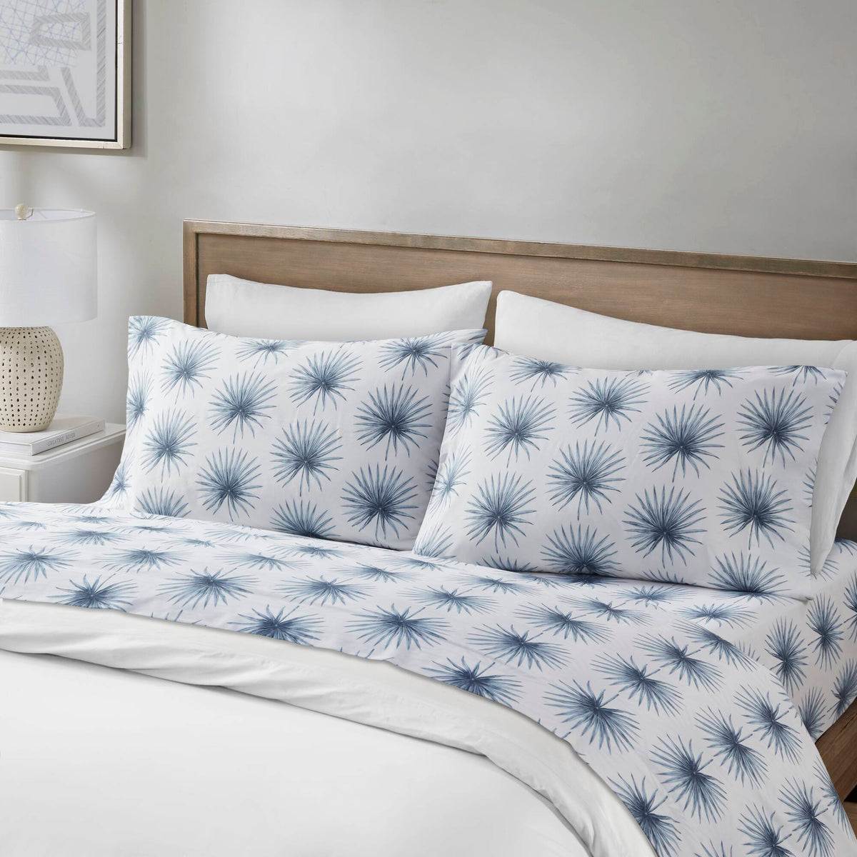 Bed Sheet Set, 200 Thread Count Printed Cotton, Breathable Construction, Machine-Washable Care for Master Bedrooms, Guest Beds and Daily Use image 19