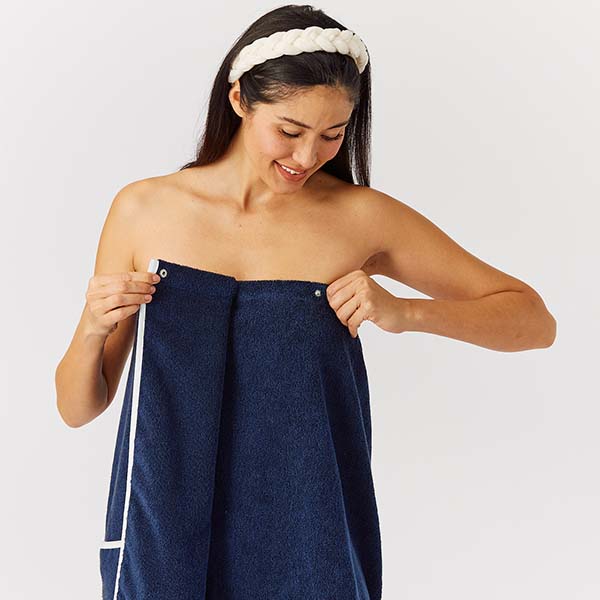 Bath Linen, Towel Wrap for Home Bathrooms and Everyday Care, 3 Sizes and 5 Colors, Designed for Daily Bathroom Routines and Guest Baths image 19