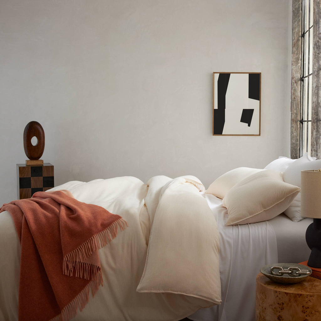 Duvet Cover, Heathered Cashmere, Lightweight Design, Breathable Construction for Everyday Bedding, Guest Bedrooms and Comforter Protection image 19