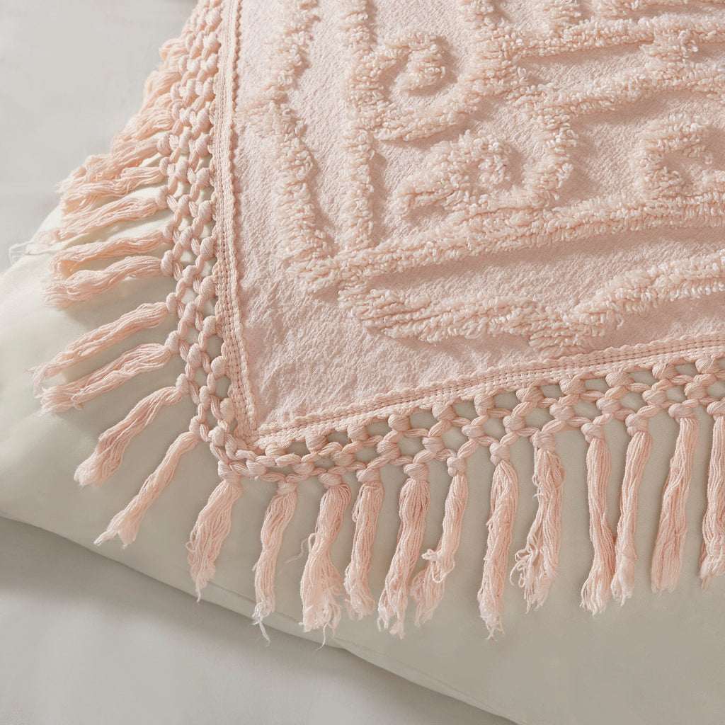 Bed Quilt, Laetitia Tufted Cotton Chenille Medallion, Machine-Washable Care for Bedroom Layering and Everyday Bedding, 3 Size Options image 19