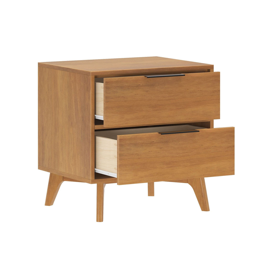 Nightstand, Haven 2 Drawer for Bedrooms, Bedside Essentials and Everyday Storage, 4 Color Options image 19