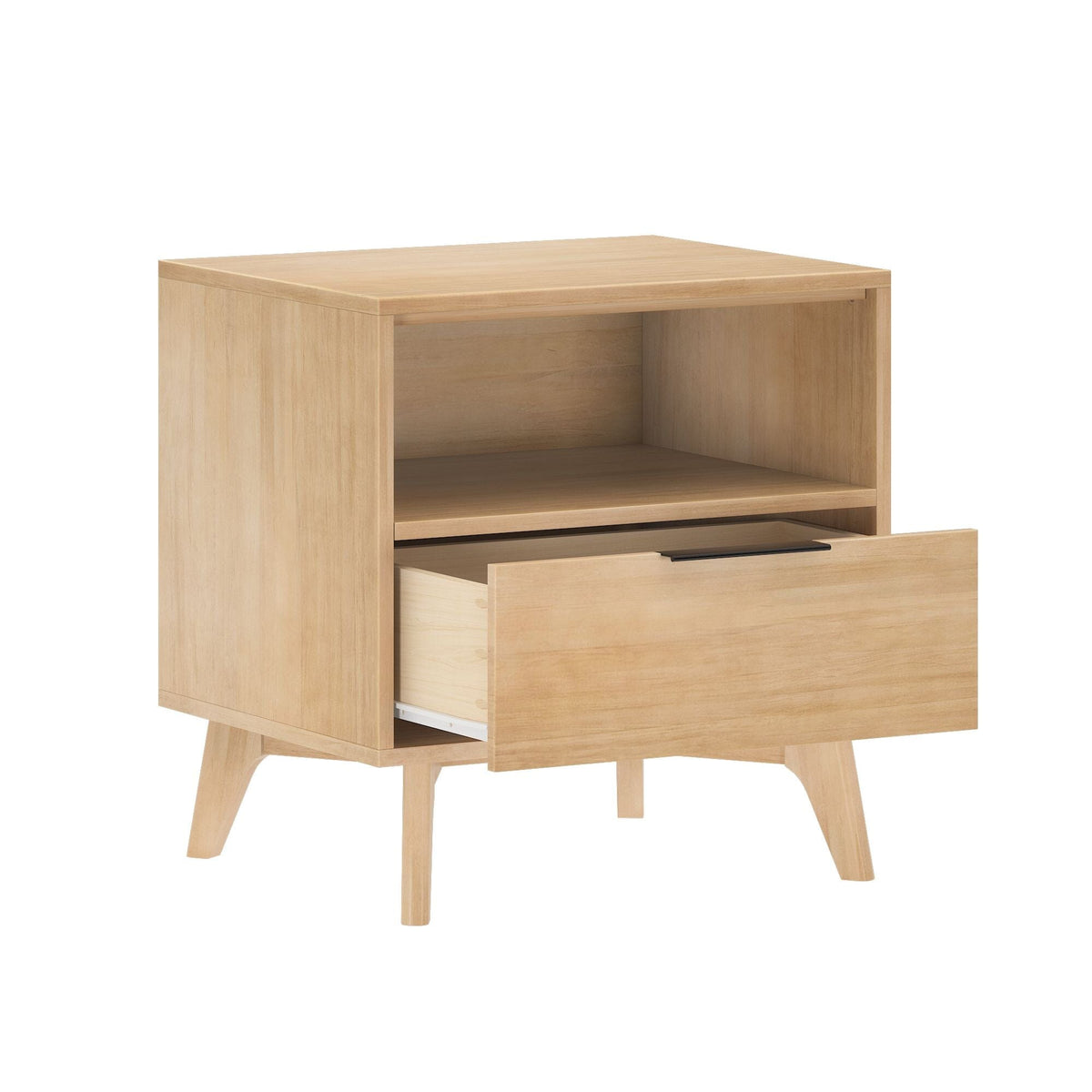 Nightstand, Haven with Shelf for Bedrooms, Bedside Essentials and Everyday Storage, 4 Color Options image 19